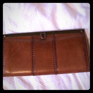 Fossil leather women's wallet